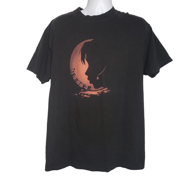 DEXTER Silhouette Black T Shirt XL - Picture 1 of 6
